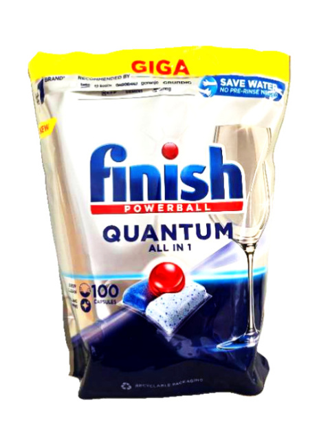 Finish Tabs Powerball Quantum All in 1 Regular 100szt