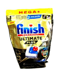 Finish Tabs Powerball Ultimate Plus All In One 72szt