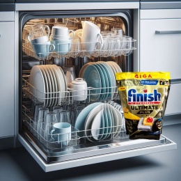 Finish Tabs Powerball Ultimate Plus All in One 90szt Lemon