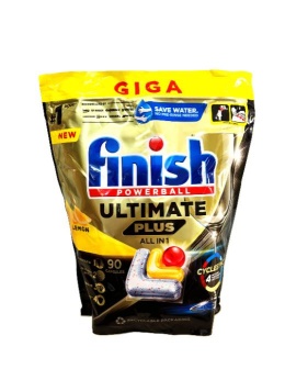 Finish Tabs Powerball Ultimate Plus All in One 90szt Lemon