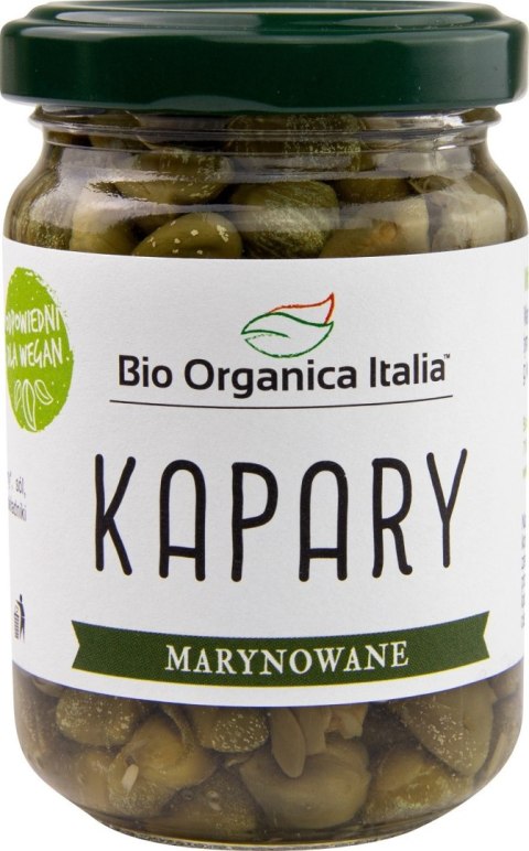 KAPARY MARYNOWANE BIO 140 g (90 g) (SŁOIK) - BIO ORGANICA ITALIA KAPARY MARYNOWANE BIO 140 g (90 g) (SŁOIK) - BIO ORGANICA ITALIA