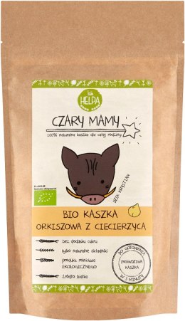 KASZKA ORKISZOWA Z CIECIERZYCĄ BEZ DODATKU CUKRÓW BIO 200 g - HELPA