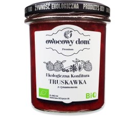 KONFITURA TRUSKAWKA Z CYNAMONEM BIO 300 g - OWOCOWY DOM