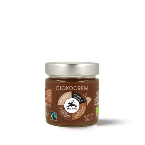 KREM ORZECHOWO - CZEKOLADOWY FAIR TRADE BIO 180 g - ALCE NERO KREM ORZECHOWO - CZEKOLADOWY FAIR TRADE BIO 180 g - ALCE NERO