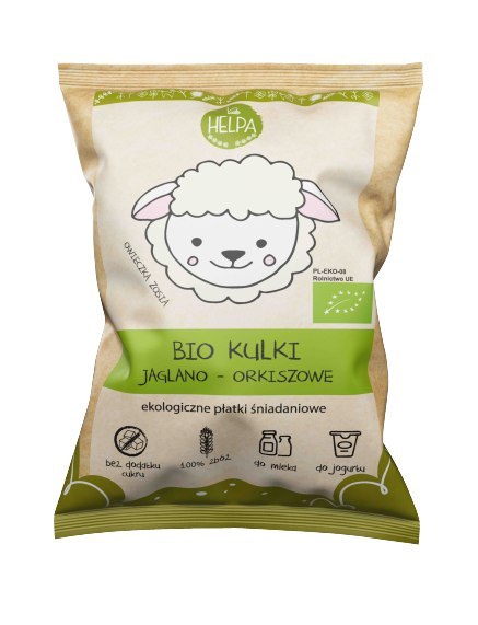 KULKI JAGLANO - ORKISZOWE BEZ DODATKU CUKRÓW BIO 160 g - HELPA KULKI JAGLANO - ORKISZOWE BEZ DODATKU CUKRÓW BIO 160 g - HELPA