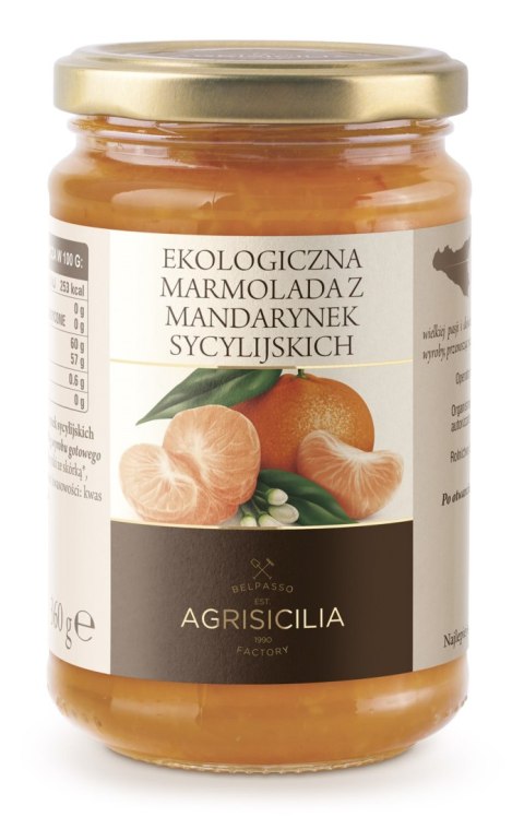 MARMOLADA Z MANDARYNEK SYCYLIJSKICH BIO 360 g - AGRISICILIA MARMOLADA Z MANDARYNEK SYCYLIJSKICH BIO 360 g - AGRISICILIA