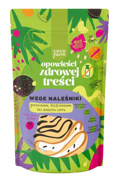 MIESZANKA NA NALEŚNIKI PROTEINOWE BEZ DODATKU CUKRÓW 345 g - COCO FARM MIESZANKA NA NALEŚNIKI PROTEINOWE BEZ DODATKU CUKRÓW 345 g - COCO FARM