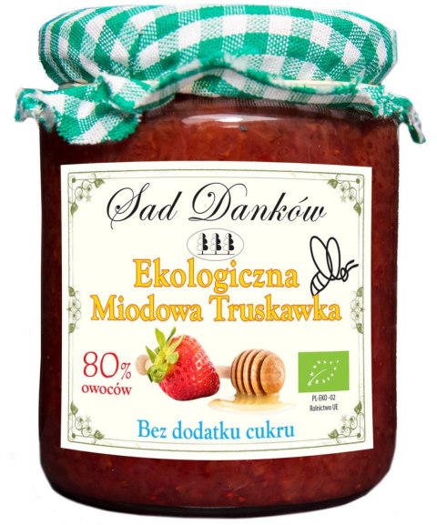 MIODOWA TRUSKAWKA BIO 260 g - SAD DANKÓW MIODOWA TRUSKAWKA BIO 260 g - SAD DANKÓW