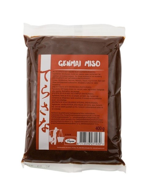 MISO GENMAI (PASTA Z SOI I RYŻU BRĄZOWEGO) 400 g - TERRASANA MISO GENMAI (PASTA Z SOI I RYŻU BRĄZOWEGO) 400 g - TERRASANA