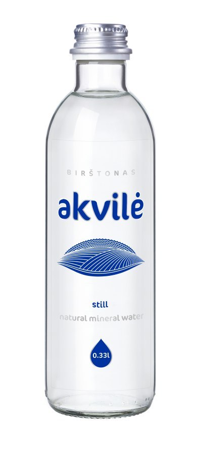 NATURALNA WODA MINERALNA NIEGAZOWANA 330 ml (SZKŁO) - AKVILE NATURALNA WODA MINERALNA NIEGAZOWANA 330 ml (SZKŁO) - AKVILE