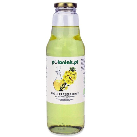 OLEJ RZEPAKOWY DO GOTOWANIA I SMAŻENIA BIO 750 ml - POLONIAK OLEJ RZEPAKOWY DO GOTOWANIA I SMAŻENIA BIO 750 ml - POLONIAK