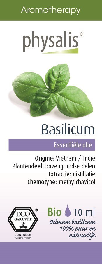 OLEJEK ETERYCZNY BAZYLIA POSPOLITA EKO 10 ml - PHYSALIS OLEJEK ETERYCZNY BAZYLIA POSPOLITA EKO 10 ml - PHYSALIS