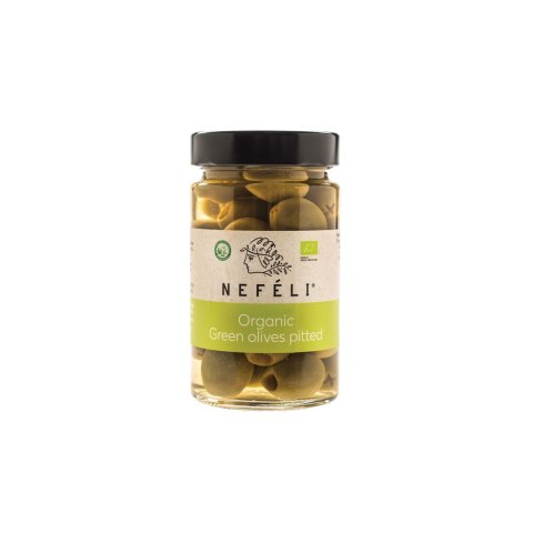 OLIWKI ZIELONE BEZ PESTEK W ZALEWIE BIO 295 g (140 g) - NEFELI OLIWKI ZIELONE BEZ PESTEK W ZALEWIE BIO 295 g (140 g) - NEFELI
