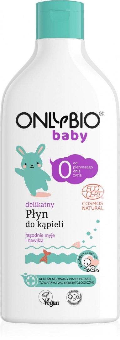 PŁYN DO KĄPIELI DLA DZIECI OD PIERWSZEGO DNIA ŻYCIA ECO 500 ml - ONLY BIO (BABY) PŁYN DO KĄPIELI DLA DZIECI OD PIERWSZEGO DNIA ŻYCIA ECO 500 ml - ONLY BIO (BABY)