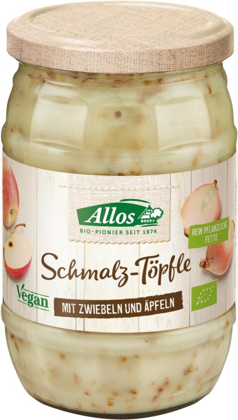 SMALCZYK WEGAŃSKI Z CEBULĄ I JABŁKIEM BEZGLUTENOWY BIO 250 g - ALLOS SMALCZYK WEGAŃSKI Z CEBULĄ I JABŁKIEM BEZGLUTENOWY BIO 250 g - ALLOS