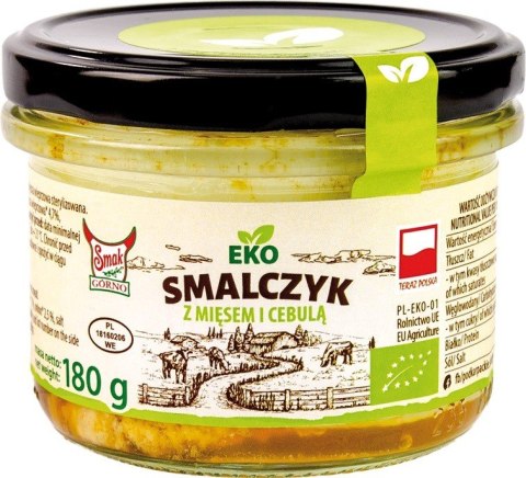SMALCZYK Z MIĘSEM I CEBULKĄ BIO 180 g - SMAK EKO SMALCZYK Z MIĘSEM I CEBULKĄ BIO 180 g - SMAK EKO