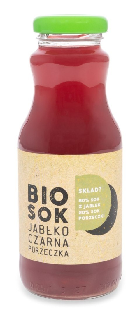 SOK JABŁKOWO - PORZECZKOWY NFC BIO 250 ml - OWOCOWE SMAKI SOK JABŁKOWO - PORZECZKOWY NFC BIO 250 ml - OWOCOWE SMAKI