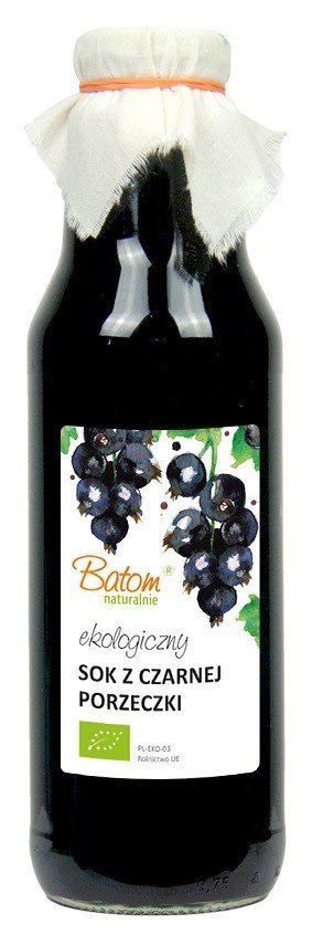 SOK Z CZARNEJ PORZECZKI NFC BIO 750 ml - BATOM SOK Z CZARNEJ PORZECZKI NFC BIO 750 ml - BATOM