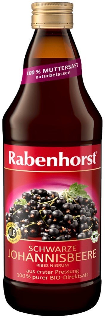 SOK Z CZARNEJ PORZECZKI NFC BIO 750 ml - RABENHORST SOK Z CZARNEJ PORZECZKI NFC BIO 750 ml - RABENHORST