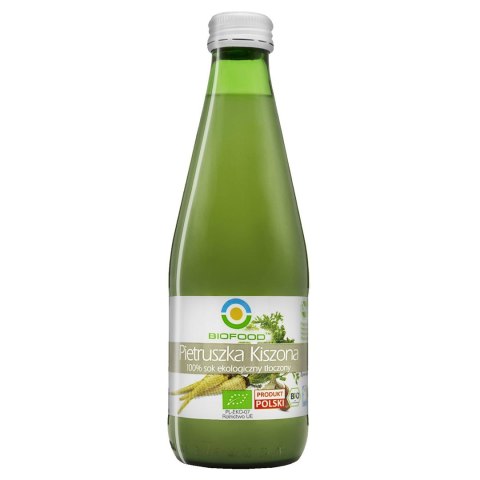 SOK Z PIETRUSZKI KISZONEJ NFC BEZGLUTENOWY BIO 300 ml - BIO FOOD SOK Z PIETRUSZKI KISZONEJ NFC BEZGLUTENOWY BIO 300 ml - BIO FOOD
