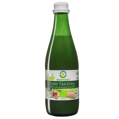 SOK Z SELERA NACIOWEGO KISZONEGO NFC BEZGLUTENOWY BIO 300 ml - BIO FOOD SOK Z SELERA NACIOWEGO KISZONEGO NFC BEZGLUTENOWY BIO 300 ml - BIO FOOD