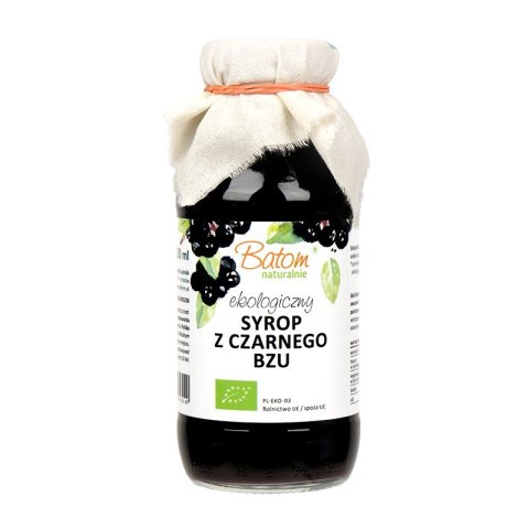 SYROP Z CZARNEGO BZU BIO 330 ml - BATOM SYROP Z CZARNEGO BZU BIO 330 ml - BATOM