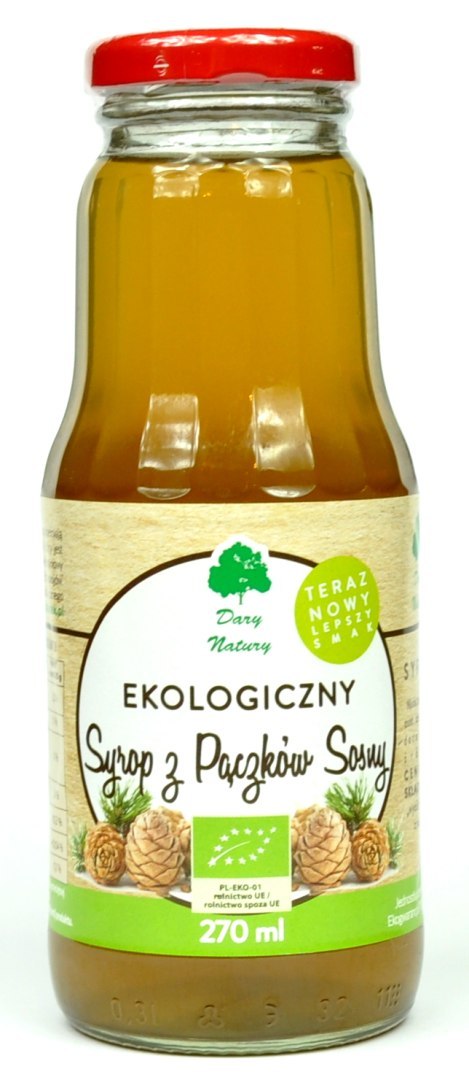 SYROP Z PĄCZKÓW SOSNY BIO 270 ml - DARY NATURY SYROP Z PĄCZKÓW SOSNY BIO 270 ml - DARY NATURY