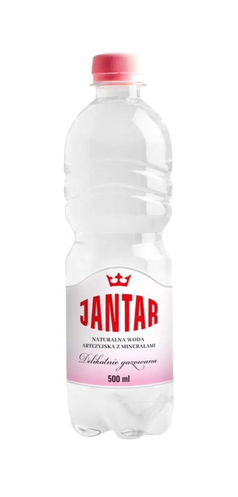 WODA ŹRÓDLANA ŚREDNIOZMINERALIZOWANA LEKKO GAZOWANA 500 ml - JANTAR WODA ŹRÓDLANA ŚREDNIOZMINERALIZOWANA LEKKO GAZOWANA 500 ml - JANTAR
