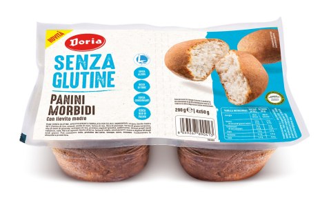 BUŁECZKI MIĘKKIE BEZGLUTENOWE (4 x 50 g) 200 g - DORIA BUŁECZKI MIĘKKIE BEZGLUTENOWE (4 x 50 g) 200 g - DORIA