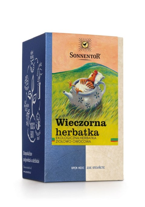 HERBATKA ZIOŁOWO - OWOCOWA WIECZORNA (EVENING TEA) BIO (18 x 1,5 g) 27 g - SONNENTOR HERBATKA ZIOŁOWO - OWOCOWA WIECZORNA (EVENING TEA) BIO (18 x 1,5 g) 27 g - SONNENTOR