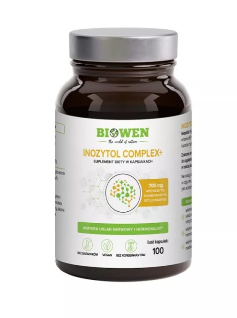 INOZYTOL COMPLEX+ 100 KAPSUŁEK - HEMPKING (BIOWEN) INOZYTOL COMPLEX+ 100 KAPSUŁEK - HEMPKING (BIOWEN)