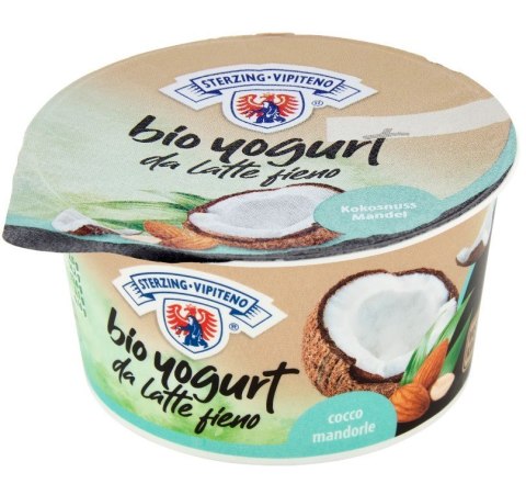 JOGURT KOKOSOWO - MIGDAŁOWY Z MLEKA SIENNEGO BEZGLUTENOWY BIO 170 g - STERZING-VIPITENO JOGURT KOKOSOWO - MIGDAŁOWY Z MLEKA SIENNEGO BEZGLUTENOWY BIO 170 g - STERZING-VIPITENO