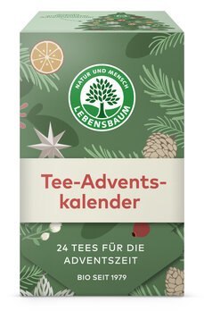 KALENDARZ ADWENTOWY (HERBATKI I HERBATY) BIO (24 szt.) 42,5 g - LEBENSBAUM (PRODUKT SEZONOWY)