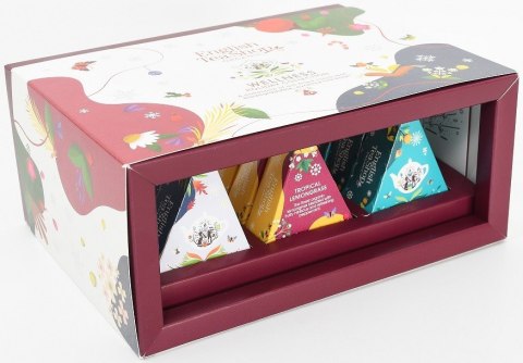 KOLEKCJA HERBATEK ŚWIĄTECZNYCH BIO PIRAMIDKI (WELLNESS - 3 SMAKI) (12 x 2 g) 24 g - ENGLISH TEA SHOP ORGANIC (PRODUKT SEZONOWY) KOLEKCJA HERBATEK ŚWIĄTECZNYCH BIO PIRAMIDKI (WELLNESS - 3 SMAKI) (12 x 2 g) 24 g - ENGLISH TEA SHOP ORGANIC (PRODUKT SEZONOWY)