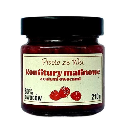 KONFITURA EKSTRA Z MALIN Z CAŁYMI OWOCAMI 210 g - PROSTO ZE WSI KONFITURA EKSTRA Z MALIN Z CAŁYMI OWOCAMI 210 g - PROSTO ZE WSI