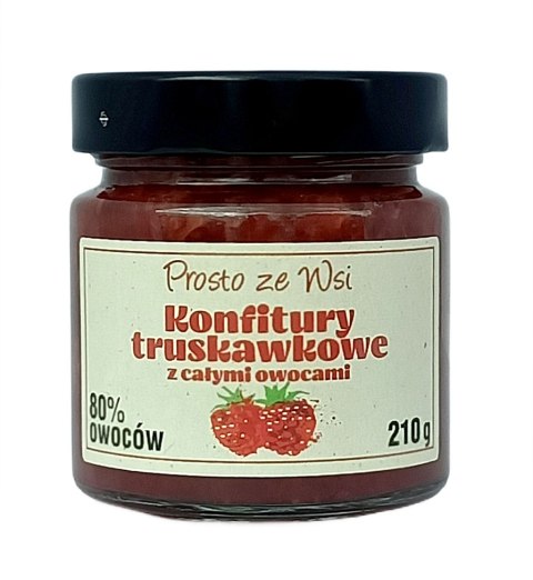 KONFITURA EKSTRA Z TRUSKAWEK Z CAŁYMI OWOCAMI 210 g - PROSTO ZE WSI KONFITURA EKSTRA Z TRUSKAWEK Z CAŁYMI OWOCAMI 210 g - PROSTO ZE WSI