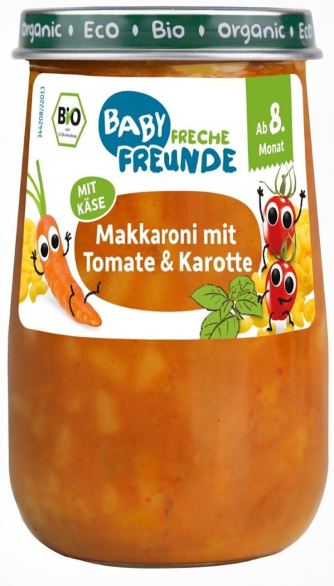 MAKARON Z WARZYWAMI I SEREM OD 8 MIESIĄCA BIO 190 g - FRECHE FREUNDE MAKARON Z WARZYWAMI I SEREM OD 8 MIESIĄCA BIO 190 g - FRECHE FREUNDE