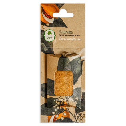 NATURALNA ZAWIESZKA ZAPACHOWA MUSZKATOŁOWIEC 1 szt. - DARY NATURY NATURALNA ZAWIESZKA ZAPACHOWA MUSZKATOŁOWIEC 1 szt. - DARY NATURY