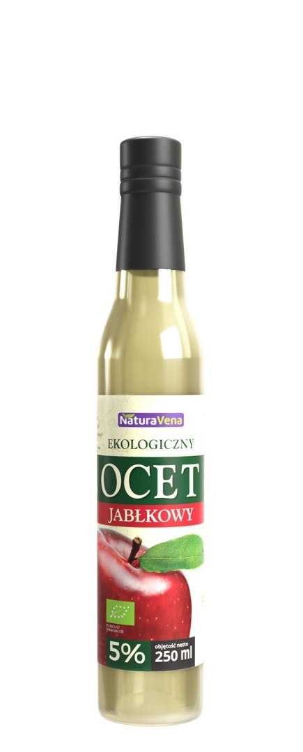 OCET JABŁKOWY 5 % NIEFILTROWANY BIO 250 ml - NATURAVENA OCET JABŁKOWY 5 % NIEFILTROWANY BIO 250 ml - NATURAVENA