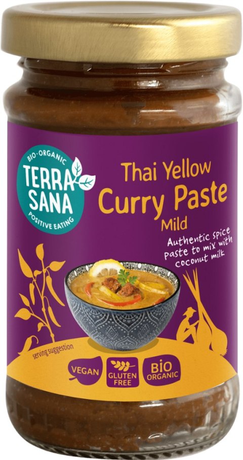 PASTA CURRY TAJSKA BEZGLUTENOWA BIO 120 g - TERRASANA PASTA CURRY TAJSKA BEZGLUTENOWA BIO 120 g - TERRASANA