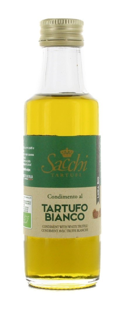 PRZYPRAWA NA BAZIE OLIWY Z OLIWEK Z TRUFLĄ BIAŁĄ BIO 100 ml - SACCHI TARTUFI PRZYPRAWA NA BAZIE OLIWY Z OLIWEK Z TRUFLĄ BIAŁĄ BIO 100 ml - SACCHI TARTUFI