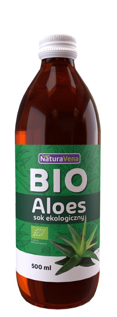 SOK Z ALOESU BIO 500 ml - NATURAVENA SOK Z ALOESU BIO 500 ml - NATURAVENA
