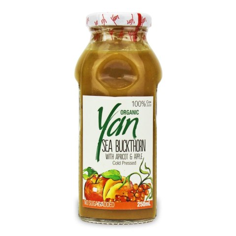 SOK Z ROKITNIKA Z MORELĄ I JABŁKIEM BIO 250 ml - YAN SOK Z ROKITNIKA Z MORELĄ I JABŁKIEM BIO 250 ml - YAN