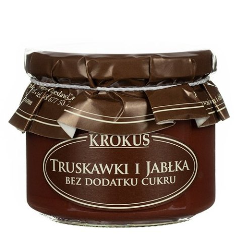 TRUSKAWKI I JABŁKA BEZ DODATKU CUKRU 310 g - KROKUS TRUSKAWKI I JABŁKA BEZ DODATKU CUKRU 310 g - KROKUS