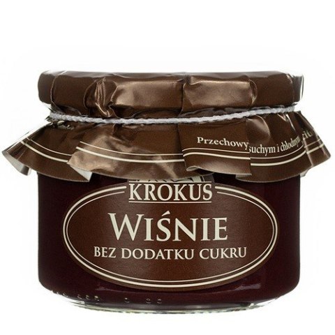WIŚNIE I JABŁKA BEZ DODATKU CUKRU 310 g - KROKUS WIŚNIE I JABŁKA BEZ DODATKU CUKRU 310 g - KROKUS