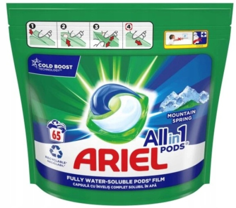 ARIEL CAPS ALL IN ONE 65 szt MONTAIN SPRING