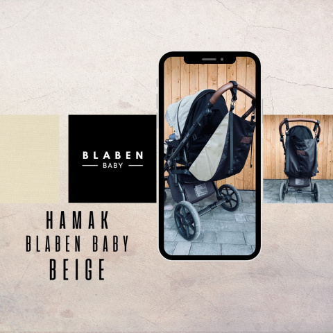 Blaben Baby Hamak do wózka dziecięcego Beige