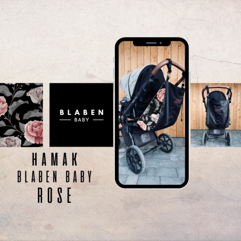 Blaben Baby Hamak do wózka dziecięcego Rose