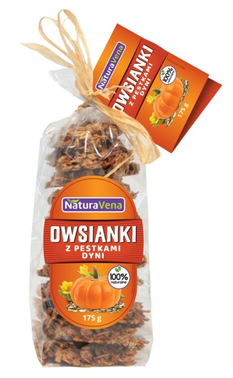 CIASTKA OWSIANKI Z PESTKAMI DYNI 175 g - NATURAVENA CIASTKA OWSIANKI Z PESTKAMI DYNI 175 g - NATURAVENA
