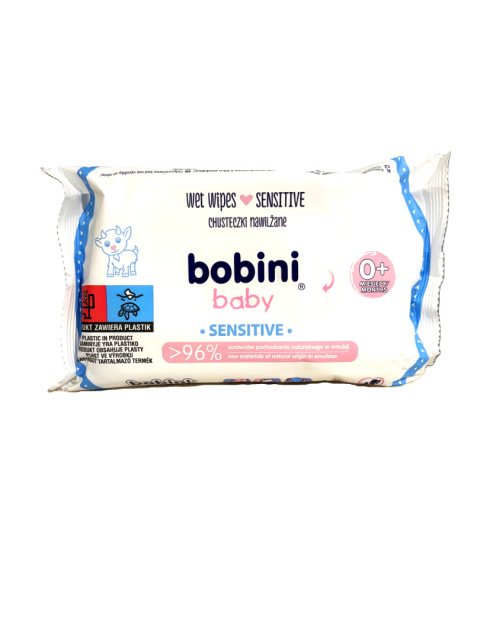 Chusteczki Bobini 60szt Sensitive